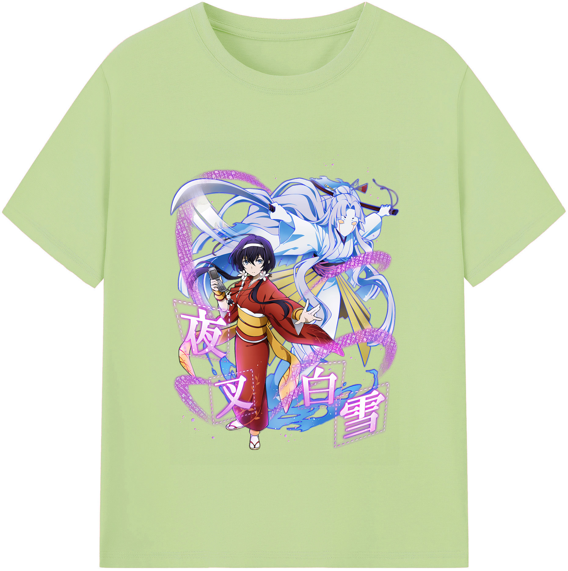 （画像用） 文豪ストレイドッグス Bungo Stray Dogs 綿100％半袖Tシャツ（フロントプリント）